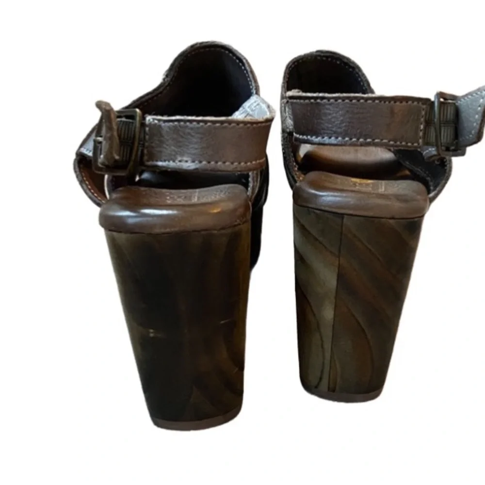 Bed Stü FONTELLA platform leather sandals, NWOB, size 6.5. - Picture 4 of 6